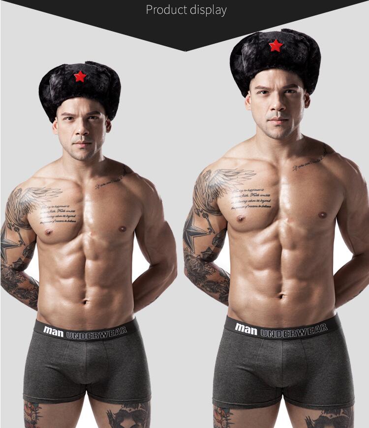 Four-pack men's cotton boxer underwear from The Clothing Company Sydney, breathable solid color flexible boxer shorts for men.