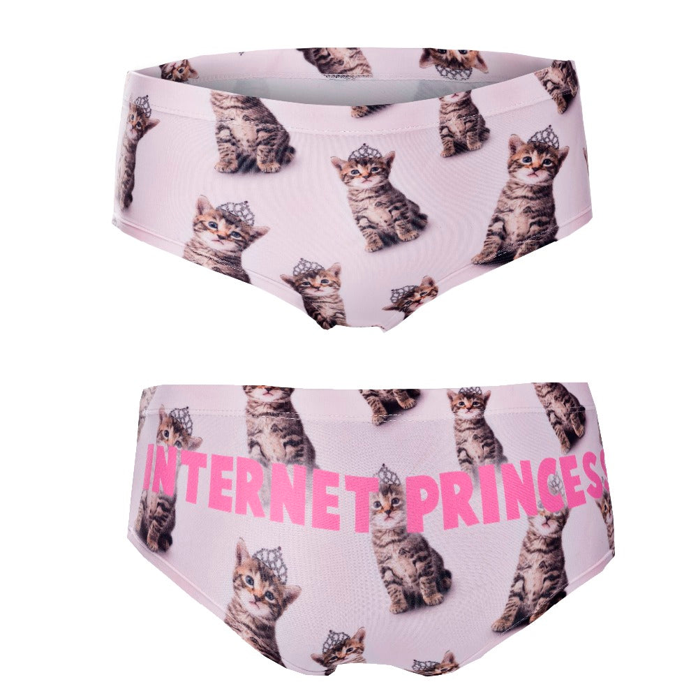 3D humorous printed knicker panties from The Clothing Company Sydney featuring playful designs in various styles.