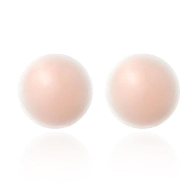 1 Pair Reusable Self-Adhesive Silicone Breast Nipple Cover Concealer Bra Pad Silicone Accessories The Clothing Company Sydney