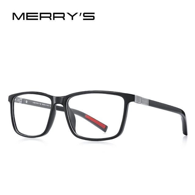 Luxury designer men's acetate eyeglasses with spring hinge, silicone temple tips, prescription lenses, by The Clothing Company Sydney.