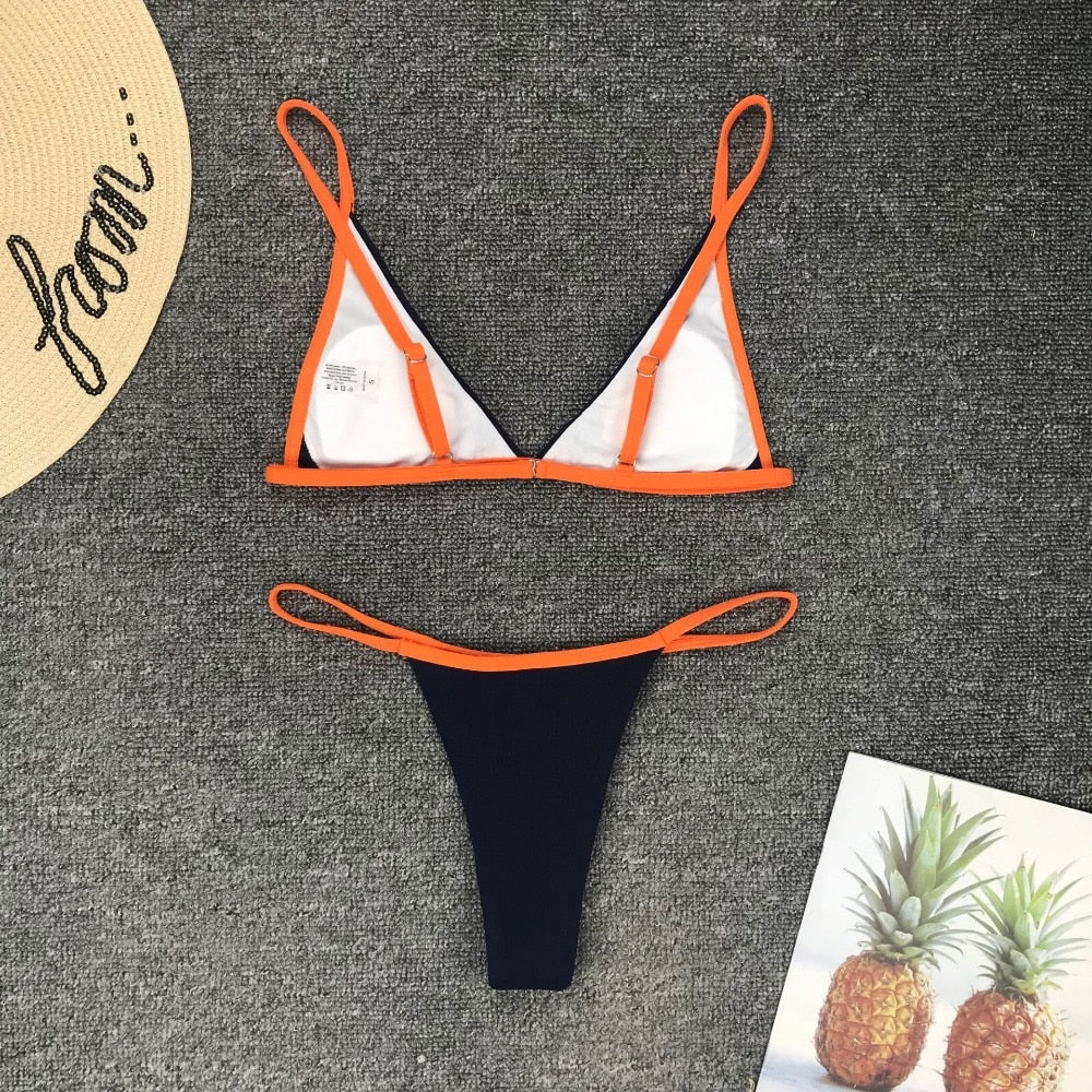 Brazilian Shiny Swimsuit Swimwear Push Up Swimming Sexy Bathing Suit Beachwear Women Bikini Set The Clothing Company Sydney