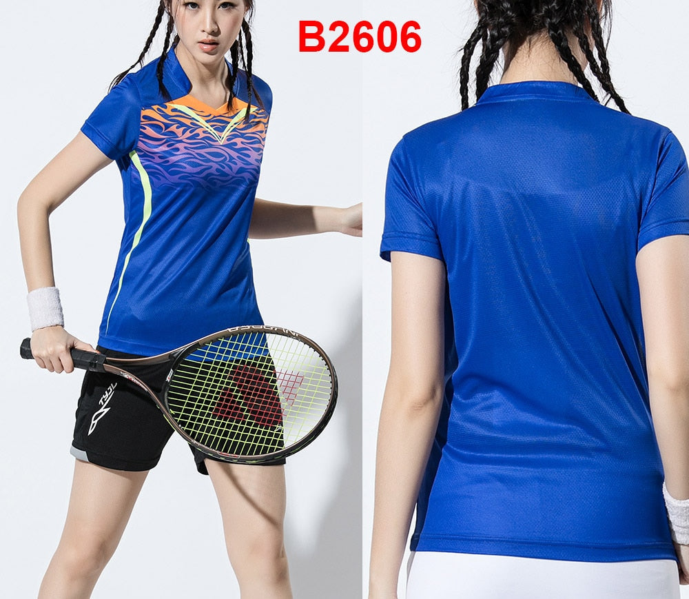 2 Piece Ladies Womens Quick dry Tennis Badminton Tennis Tennis Squash Netball Top Skirt Shorts Set The Clothing Company Sydney