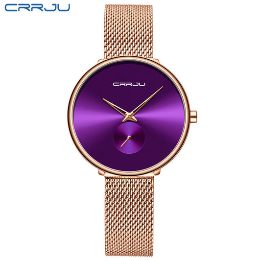 Luxury Casual Simple Ladies Daily Dress Mesh Minimalist Waterproof Quartz Wristwatch The Clothing Company Sydney