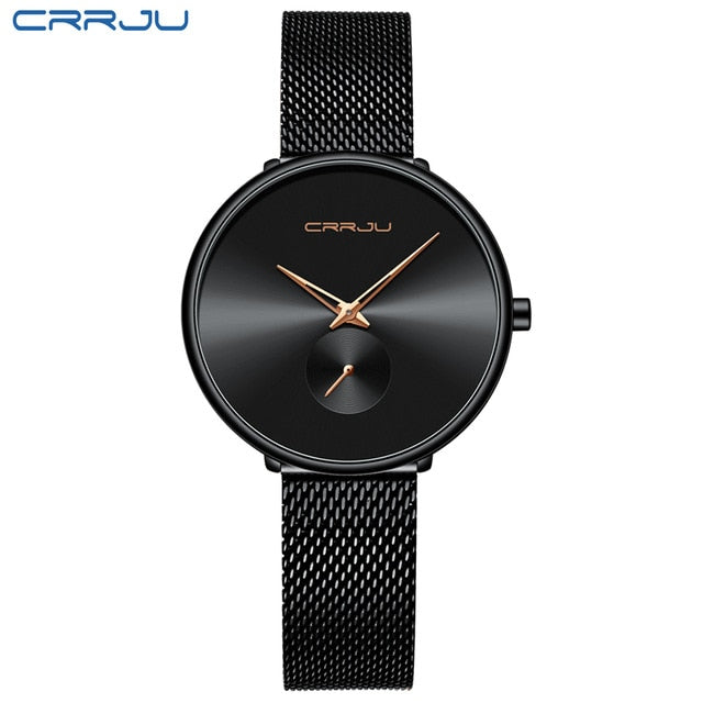 Luxury casual ladies' daily dress watch by The Clothing Company Sydney, minimalist mesh design with waterproof quartz movement.