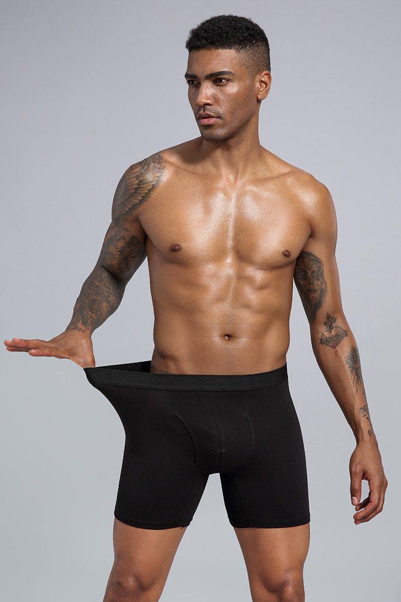 Men's plus size breathable cotton boxer shorts from The Clothing Company Sydney, featuring comfortable underpants and trunks style.