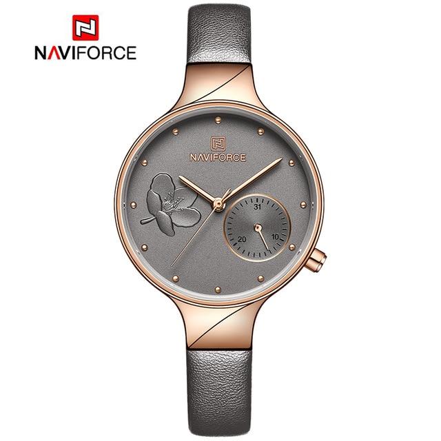 Luxury fashion quartz ladies watch with leather strap, waterproof design, by The Clothing Company Sydney.