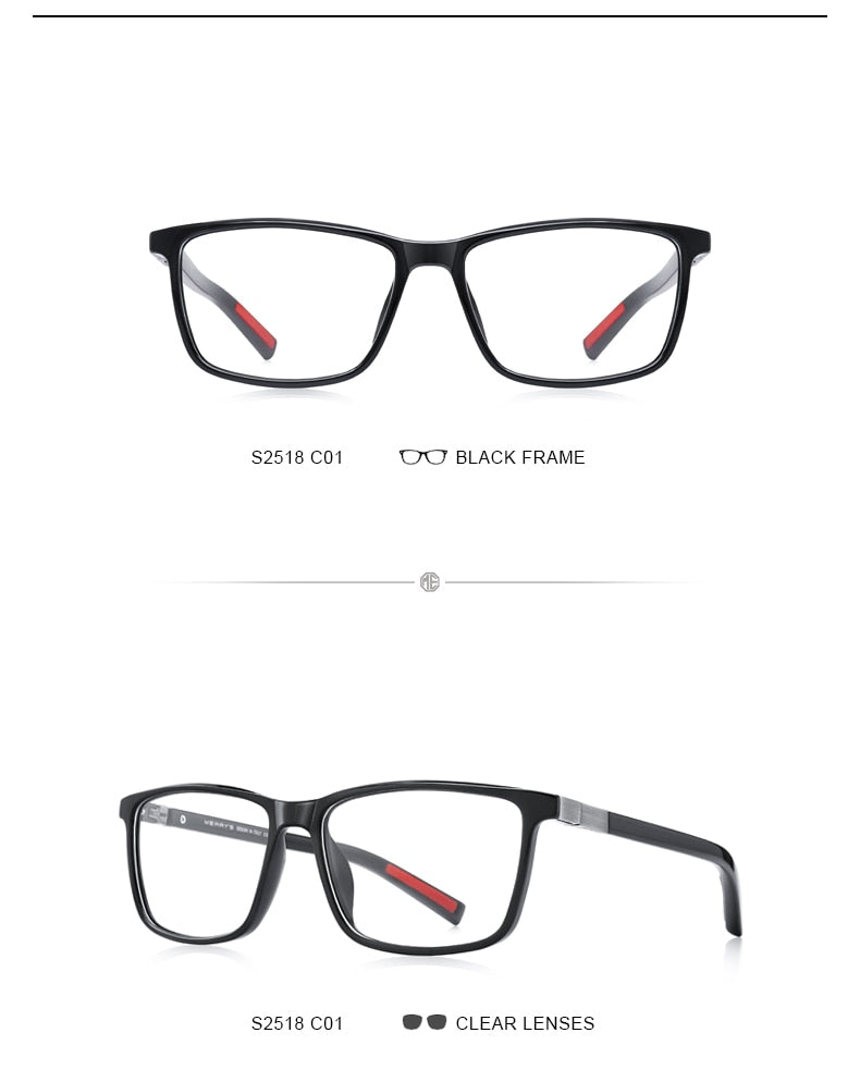 Luxury men's acetate eyeglasses with spring hinges, silicone temple tips, prescription lenses, from The Clothing Company Sydney.
