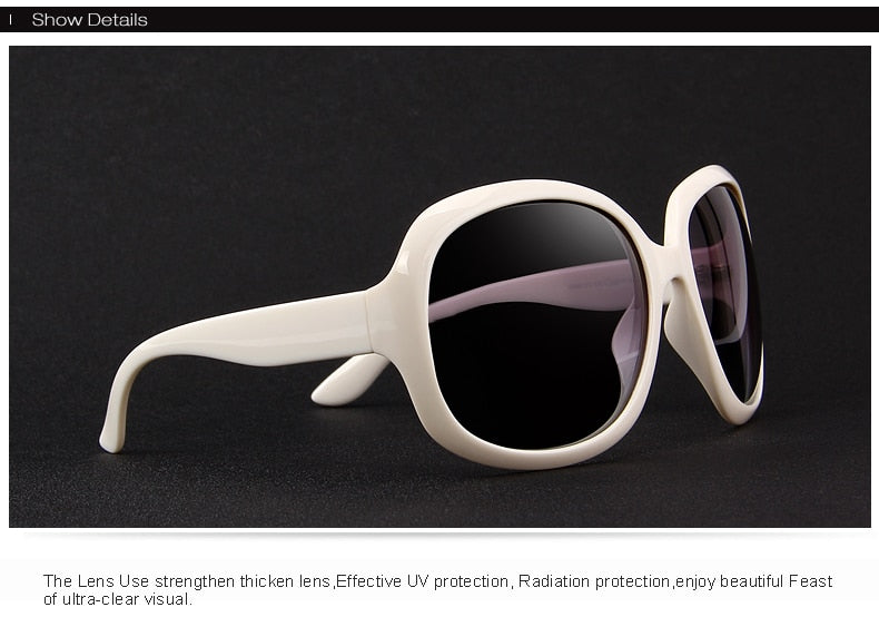 Designer women's retro polarized sunglasses by The Clothing Company Sydney with 100% UV protection, perfect for driving and outdoor activities.