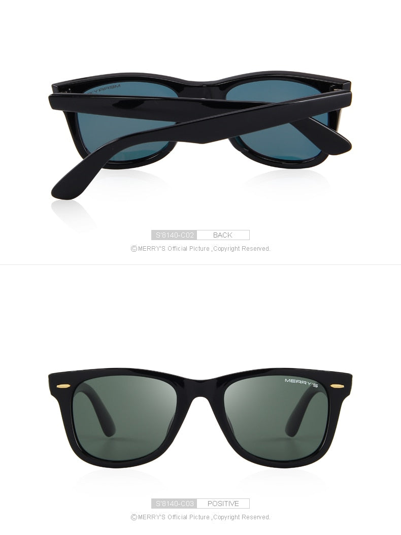 Classic retro rivet sunglasses with polarized lenses and 100% UV protection, designer accessories for men and women by The Clothing Company Sydney