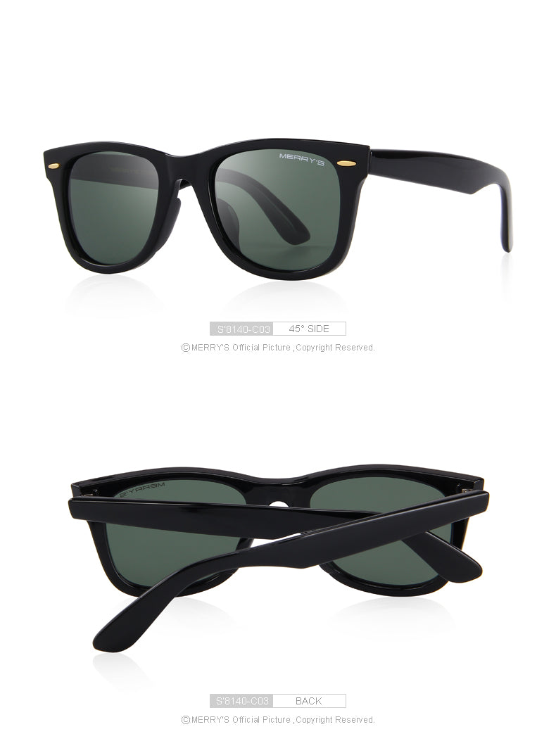 Designer retro rivet polarized sunglasses for men and women with 100% UV protection, stylish accessories by The Clothing Company Sydney