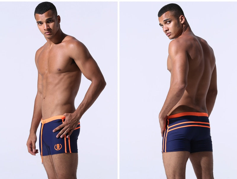 Men's breathable swim trunks by The Clothing Company Sydney, featuring quick-dry fabric, beach-ready design, and comfortable fit.