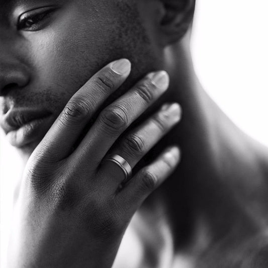 6/8mm Spinner Ring Men Ladies Stress Release Accessory Classic Stainless Steel Wedding Band Casual Sport Jewellery The Clothing Company Sydney