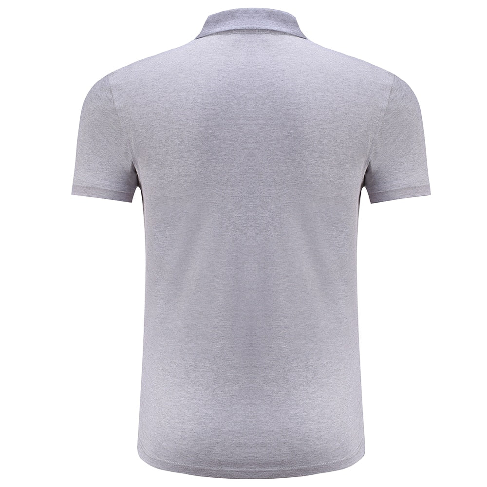 Unisex breathable golf top by The Clothing Company Sydney, featuring short sleeves and sporty design for tennis and golf training.