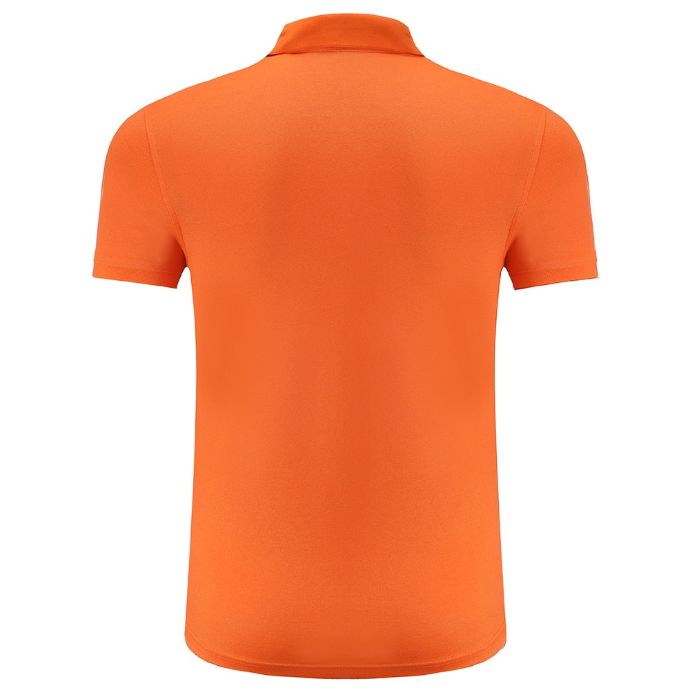 Unisex breathable golf T-shirt from The Clothing Company Sydney, featuring short sleeves and sporty design for golf and tennis.