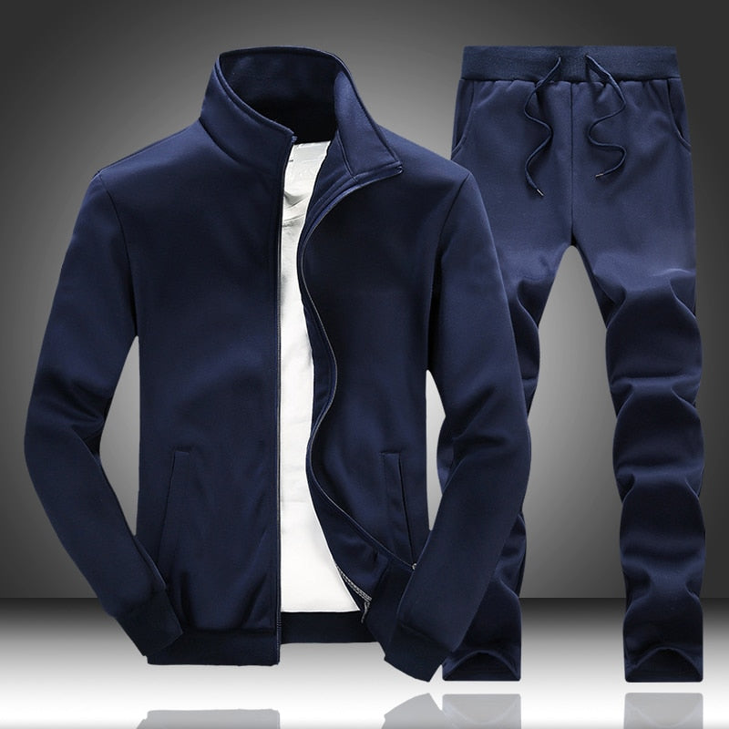 The Clothing Company Sydney 2-piece spring autumn sportswear set with a jacket and sweatpants, perfect for athletic or casual wear.