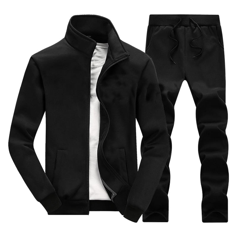 The Clothing Company Sydney 2-piece spring autumn sportswear set with a jacket and sweatpants, ideal for active wear and casual outings.