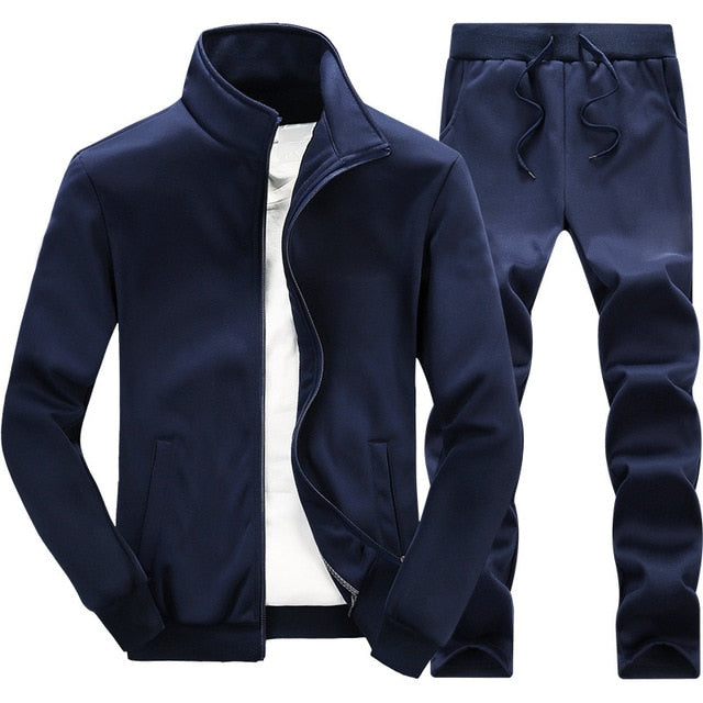 The Clothing Company Sydney 2-piece spring autumn sportswear tracksuit set with jacket and sweatpants, casual athletic outfit.
