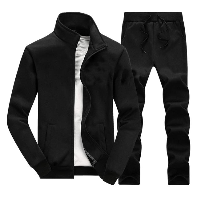The Clothing Company Sydney spring autumn sportswear set with a jacket and sweatpants, featuring a stylish athletic design.