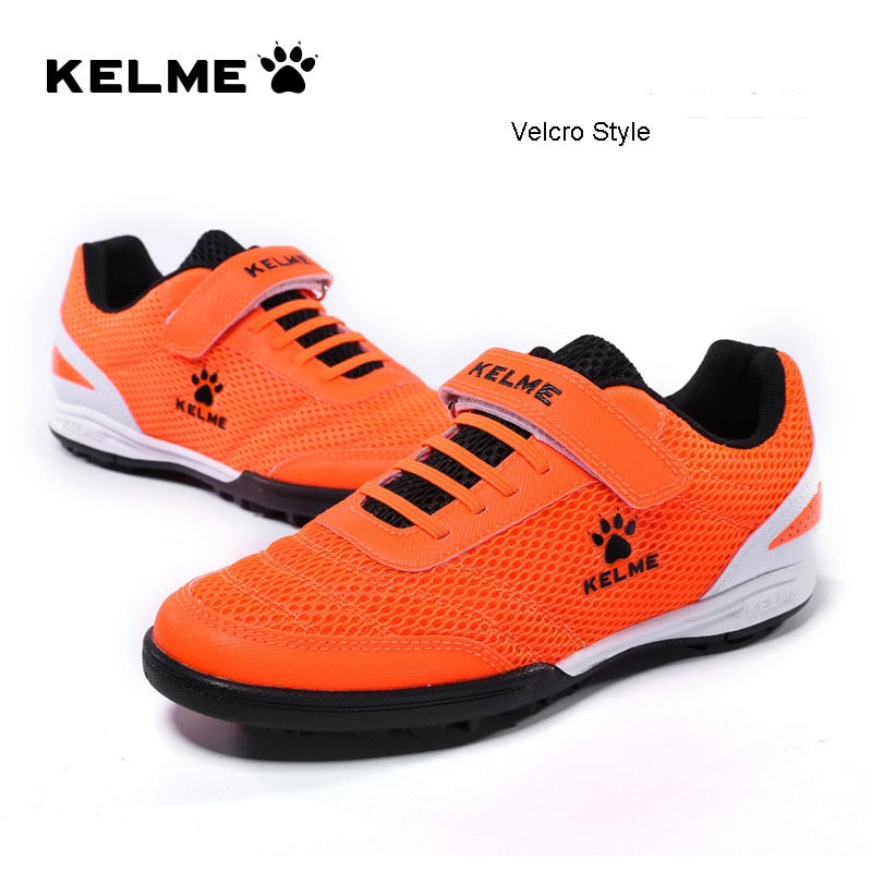 Indoor kids' cleats sneakers for boys and girls by The Clothing Company Sydney, designed for futsal, soccer, and football.