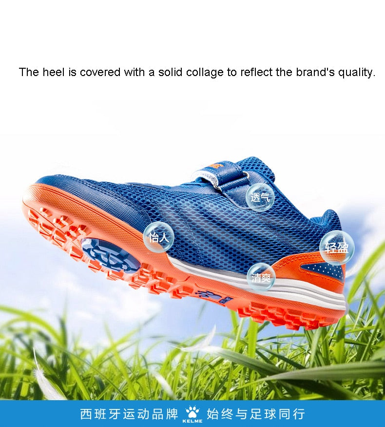 Indoor kids' cleats by The Clothing Company Sydney, boys and girls futsal and soccer sneakers with sporty design and rubber soles.