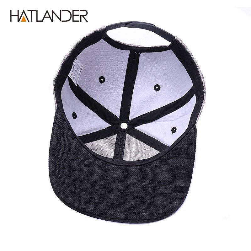 Black baseball snapback cap with embroidered skull design, cool hip hop style hat by The Clothing Company Sydney.