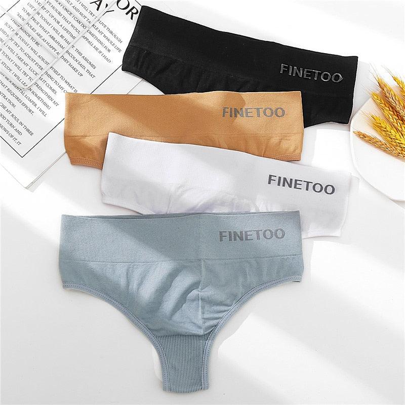 Two-pack of high-waist bodyshaper panties by The Clothing Company Sydney, solid color lingerie briefs with G-string style.