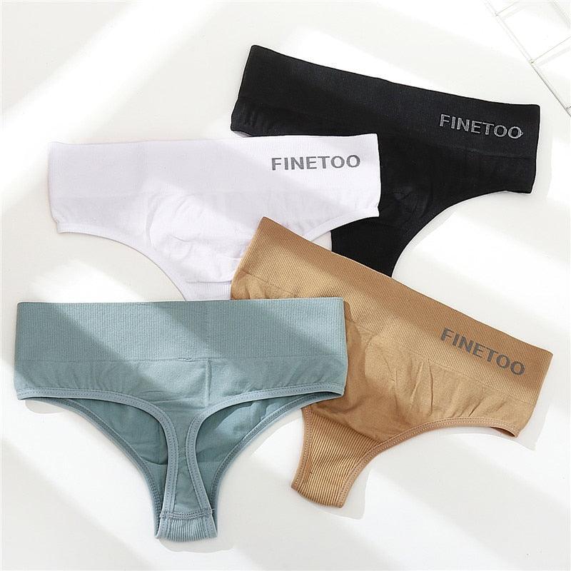 Two high waist bodyshaper panties from The Clothing Company Sydney in solid colors, featuring G-String and brief styles.
