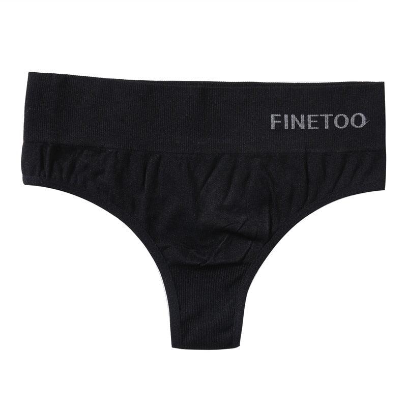 Two high-waist bodyshaper panties from The Clothing Company Sydney in solid colors, featuring G-string underpants design.