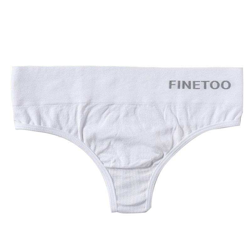 Two-pack of high-waist bodyshaper panties from The Clothing Company Sydney, solid color lingerie briefs with G-string design.