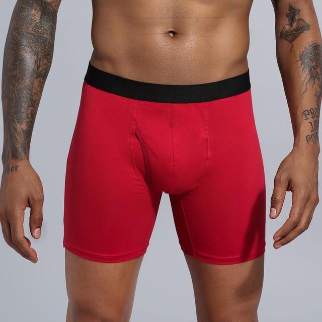 Men's plus size cotton boxer briefs from The Clothing Company Sydney, breathable underpants with a comfortable fit.