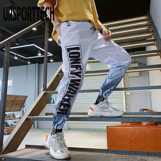Men's Streetwear Hip hop Joggers Pants Loose Harem Pants Ankle Length Trousers Sport Casual Letter Print Sweatpants The Clothing Company Sydney