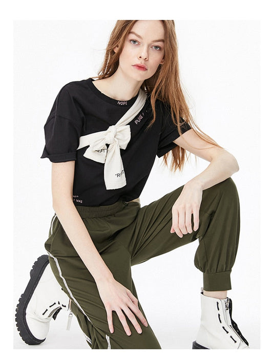 Women's Loose Fit Elasticized Waist Ankle-tied Sweatpants The Clothing Company Sydney