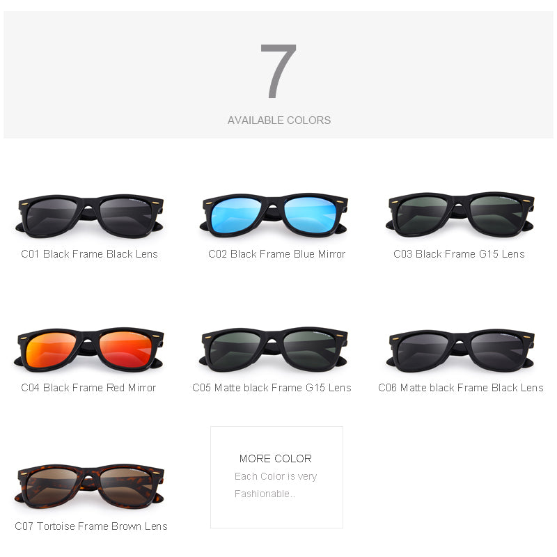 Classic retro polarized sunglasses with rivet accents, 100% UV protection, suitable for men and women by The Clothing Company Sydney.