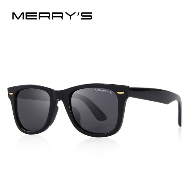 Designer retro rivet polarized sunglasses with 100% UV protection, suitable for men and women, by The Clothing Company Sydney.