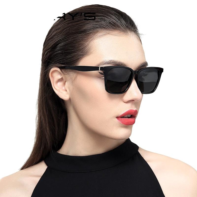Classic polarized sunglasses by The Clothing Company Sydney, unisex fashion accessories with 100% UV protection and stylish design.