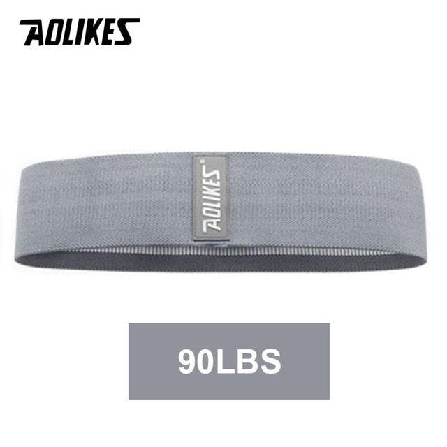 Wide fitness yoga resistance band for hip and leg exercises, anti-slip loop for squats and training, by The Clothing Company Sydney