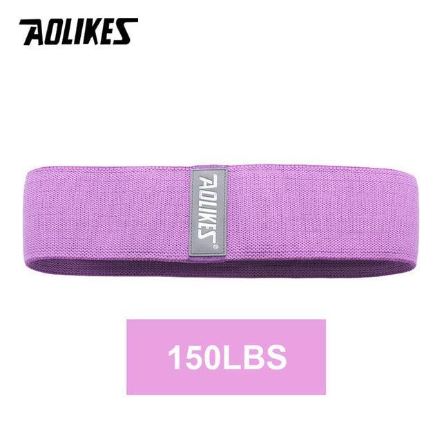 Wide hip yoga resistance band by The Clothing Company Sydney, anti-slip loop for squats and leg exercises, fitness equipment.