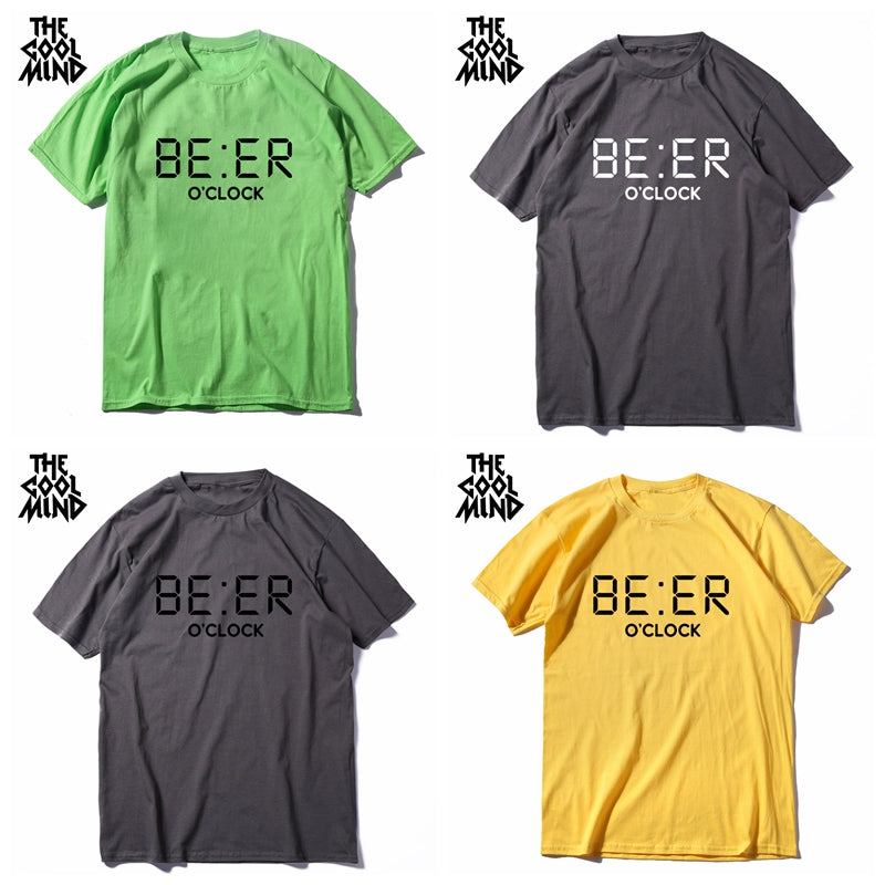 Cotton summer men's casual skate T-shirt with funny print, short sleeves, O-neck, loose fit from The Clothing Company Sydney.