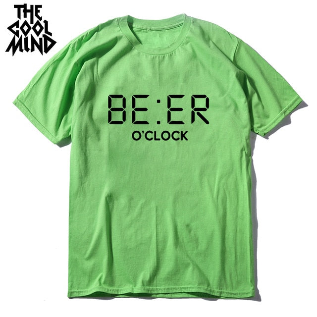 Cotton summer men's casual skate T-shirt with funny print, loose fit, short sleeves, O-neck, by The Clothing Company Sydney