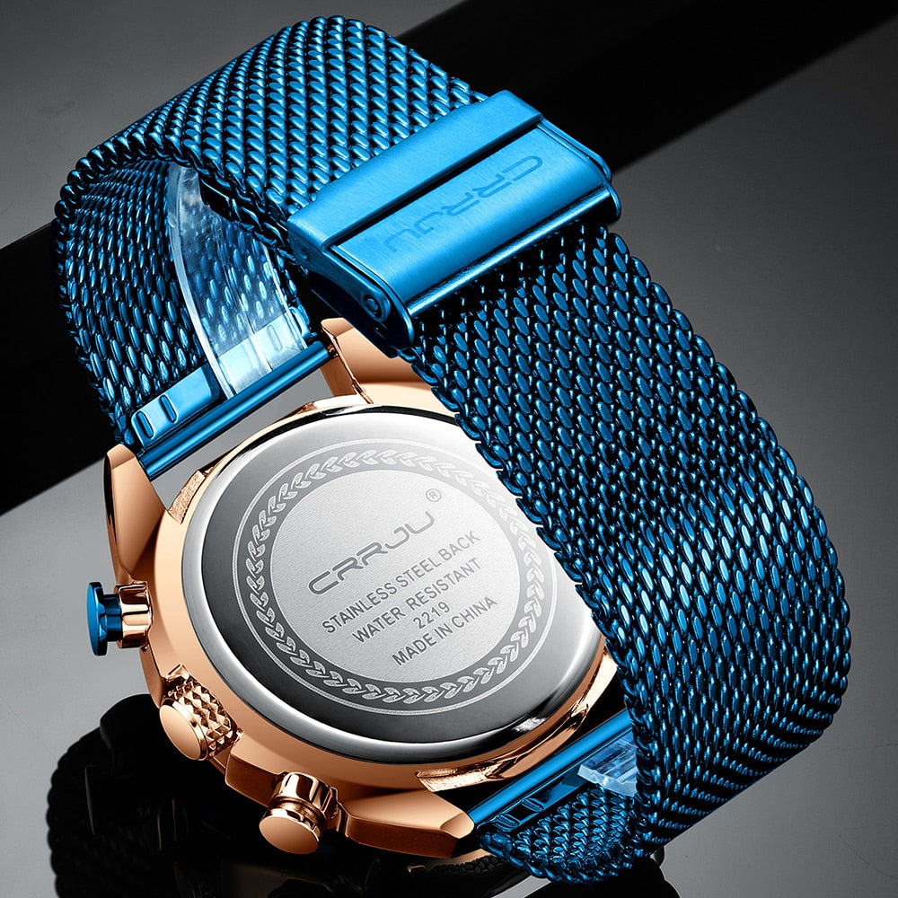 Luxury Army military men's watch by The Clothing Company Sydney, high-quality 316L stainless steel chronograph timepiece