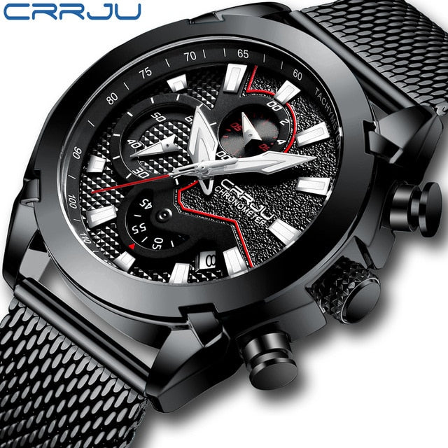 Luxury Brand Army Military Watch by The Clothing Company Sydney, high-quality stainless steel men's chronograph watch.