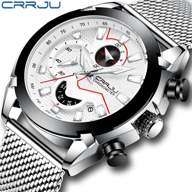Luxury Brand Army Military Watch by The Clothing Company Sydney with high-quality 316L stainless steel chronograph for men.