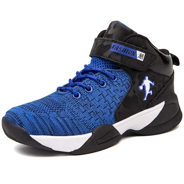 Kids basketball shoes by The Clothing Company Sydney, breathable and non-slip sport sneakers for boys and girls.