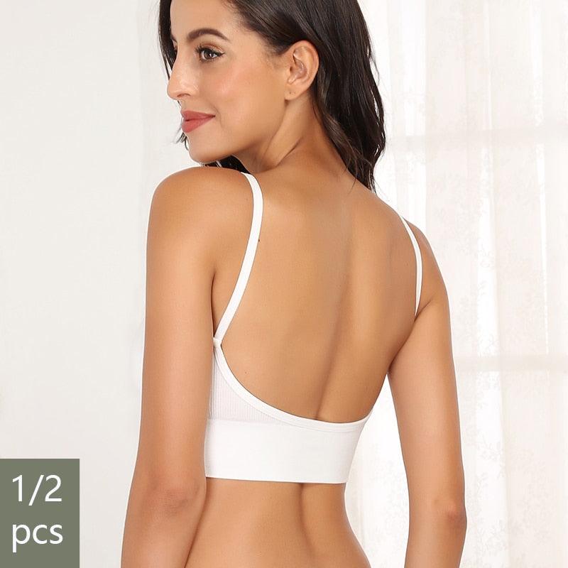 1 or 2 Piece U Type Backless Bra Push Up Bralette Brassiere Seamless Bra The Clothing Company Sydney