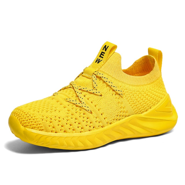 Kids basketball shoes by The Clothing Company Sydney, breathable sport sneakers for boys and girls with non-slip soles.