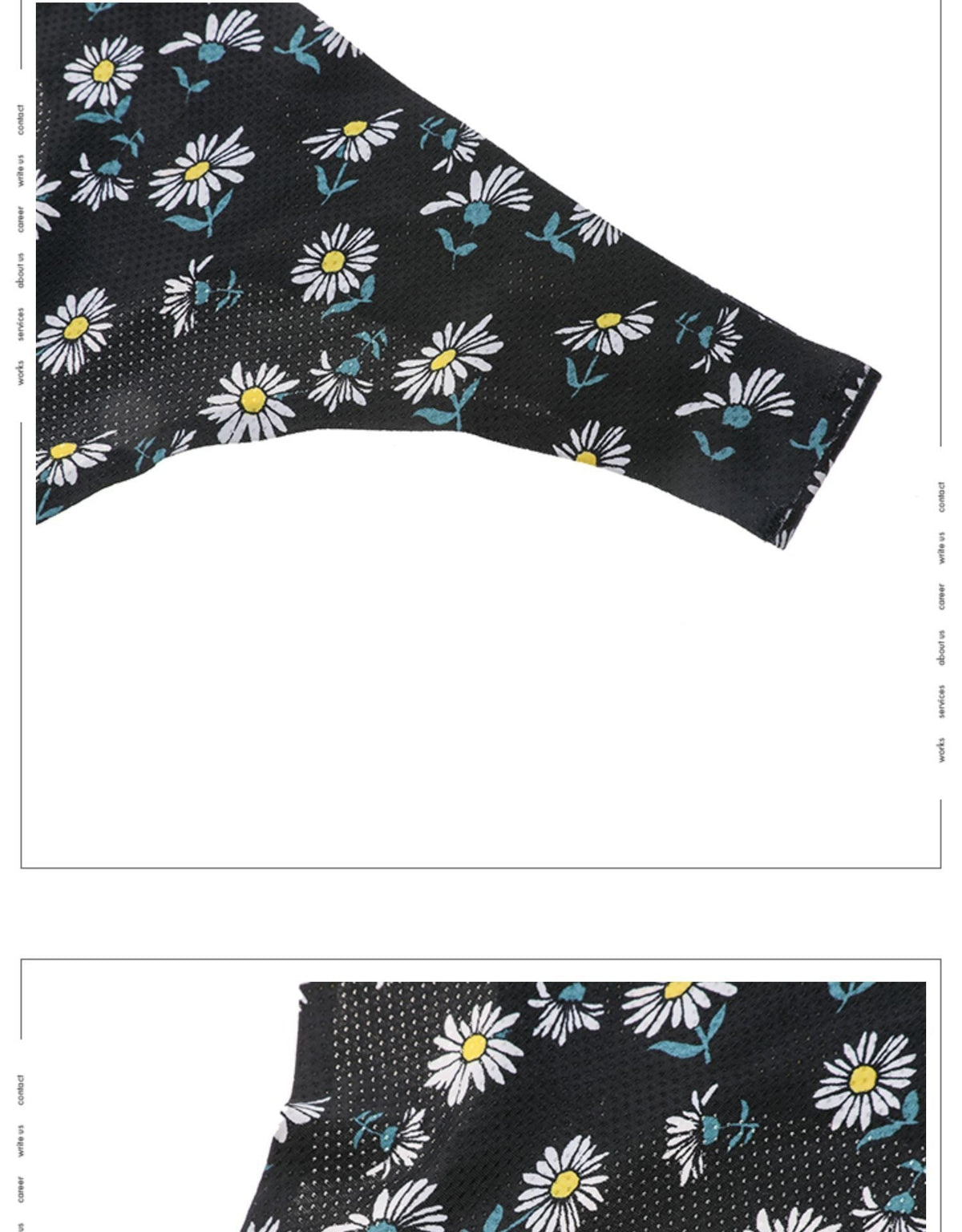 Three-pack floral print women's underwear with soft, seamless cotton thong briefs, low waist design, by The Clothing Company Sydney.