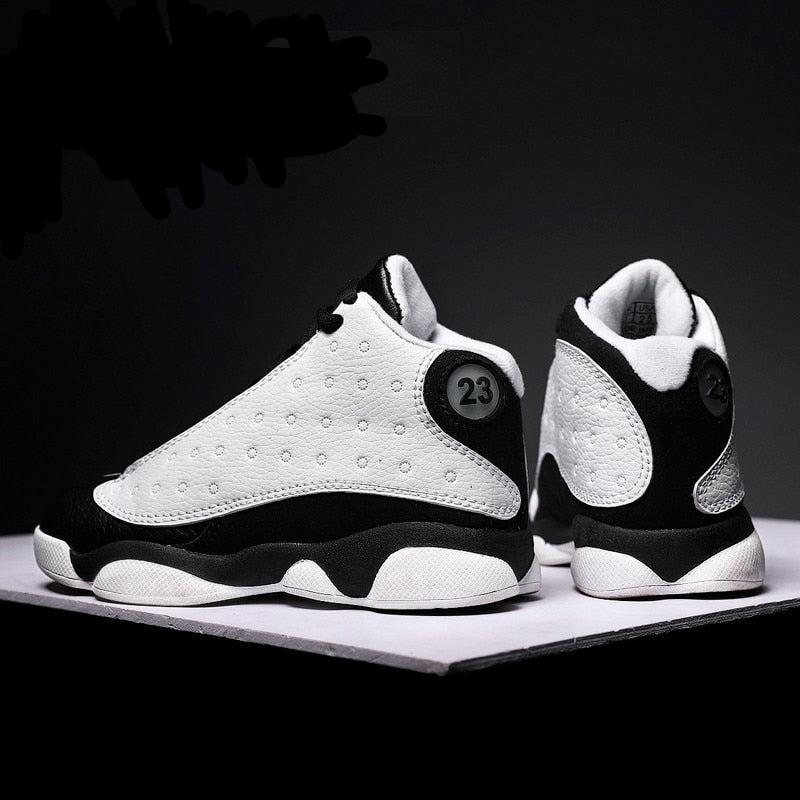 Shockproof boys and girls sports shoes by The Clothing Company Sydney, non-slip basketball sneakers for kids.
