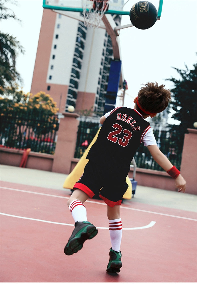 Children's shockproof and non-slip basketball sneakers by The Clothing Company Sydney, suitable for boys and girls, sport shoes.