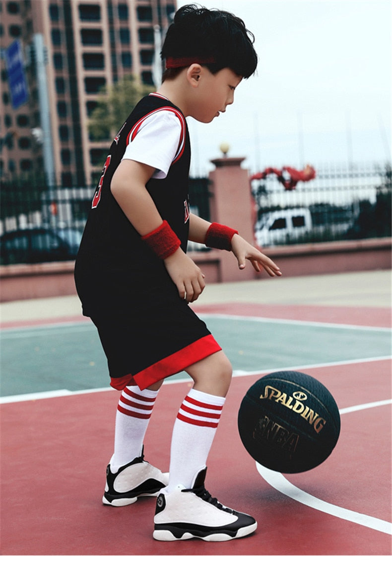 Kids' sport shoes by The Clothing Company Sydney, shockproof and non-slip basketball sneakers for boys and girls.
