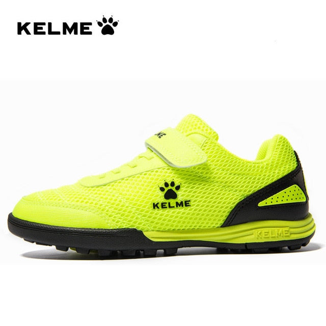 Indoor kids' cleats sneakers for boys and girls by The Clothing Company Sydney, featuring futsal soccer football shoe design.